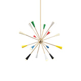 Colorful Firework Chandelier