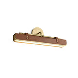 Equest Riveted Leather Sconce