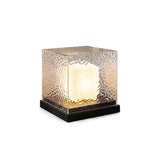 Lampe de Table Glacial Glass Cube
