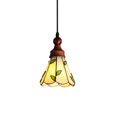 Laurel Botanical Glass Pendant Lamp