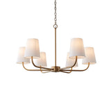 Lustre Davenis à bras rayonnants bas profil
