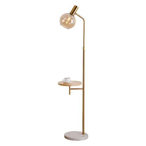 Marble Widar Floor Lamp With Table