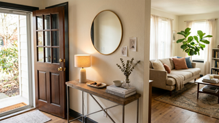 No Real Entryway? How to Use Lighting to Create One