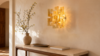 Why Textured Wall Sconces Look Better Once They’re On