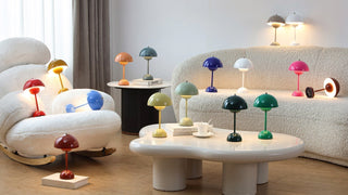 Flowerpot VP9: Retro Charm & Modern Functionality  Table Lamp