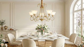 Elevate Your Dining Room: The Magic of French Luxury Floral &amp; Branch Chandeliers!
