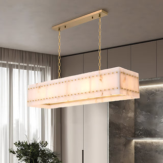 Akoya Cube Alabaster Chandelier