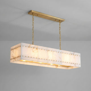 Akoya Cube Alabaster Chandelier