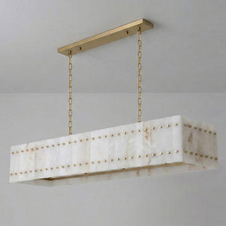 Akoya Cube Alabaster Chandelier