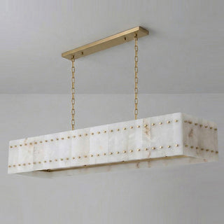 Akoya Cube Alabaster Chandelier