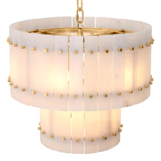 Akoya Round Alabaster Chandelier
