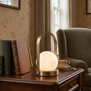 Alabaster Portable Lantern Table Lamp – detail 10