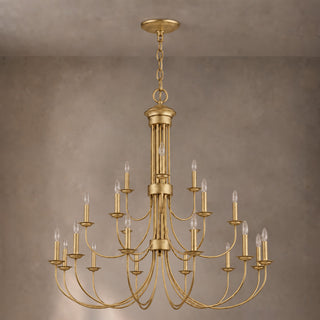 Alaric Column Candle Chandelier