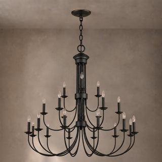 Alaric Column Candle Chandelier