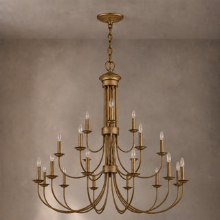 Alaric Column Candle Chandelier