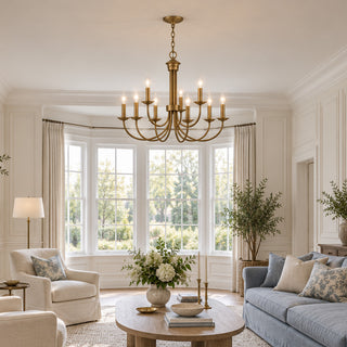 Alaric Column Candle Chandelier