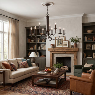 Alaric Column Candle Chandelier