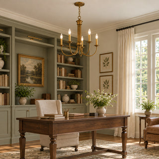 Alaric Column Candle Chandelier