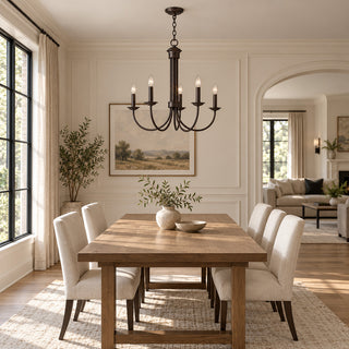 Alaric Column Candle Chandelier