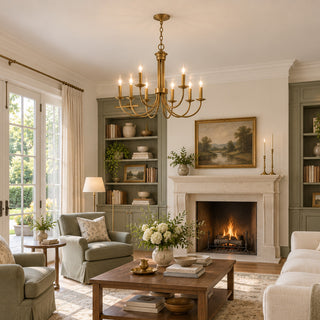 Alaric Column Candle Chandelier
