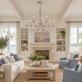 Alaric Column Candle Chandelier