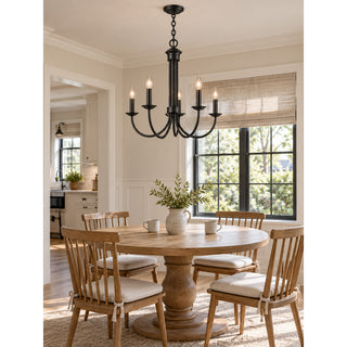Alaric Column Candle Chandelier