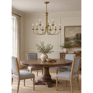 Alaric Column Candle Chandelier