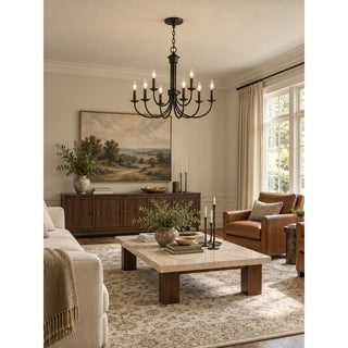 Alaric Column Candle Chandelier