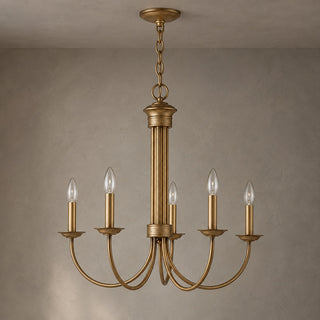 Alaric Column Candle Chandelier