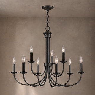 Alaric Column Candle Chandelier