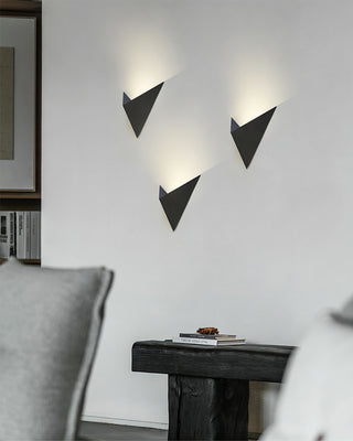 LED Iron Alien Triangle Wall Lamp