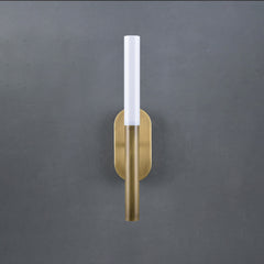Antique Brass & White