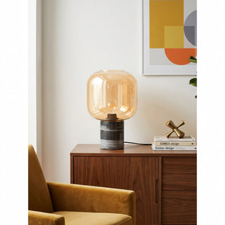 Amber Capsule Table Lamp