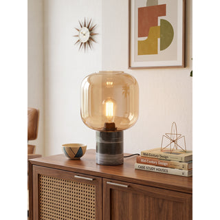 Amber Capsule Table Lamp