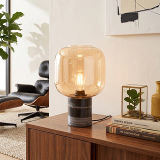 Amber Capsule Table Lamp