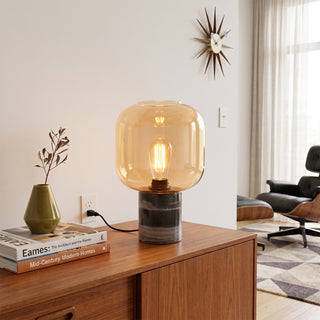 Amber Capsule Table Lamp
