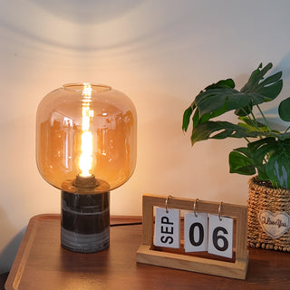 Amber Capsule Table Lamp