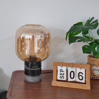 Amber Capsule Table Lamp