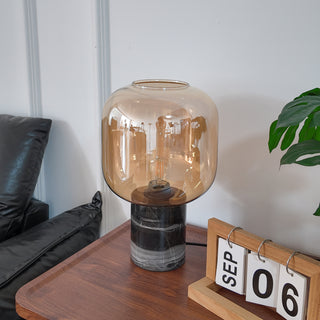 Amber Capsule Table Lamp