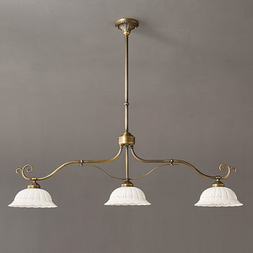 3 heads: L 43.3″x W 8.7″  x H 13″ / L 110cm x W 22cm x H 33cm