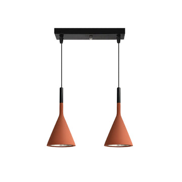 2 heads: L 15.7" Rectangle Canopy