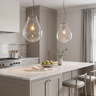 Aqueous Teardrop Pendant Lamp