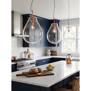 Aqueous Teardrop Pendant Lamp