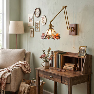 Arlo Butterfly Swing Arm Sconce