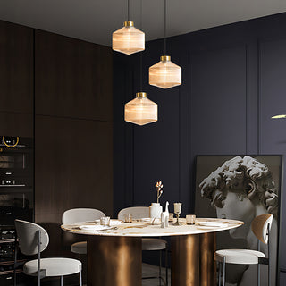Astor Fluted Glass Pendant Lamp