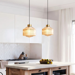 Astor Fluted Glass Pendant Lamp