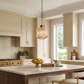 Astor Fluted Glass Pendant Lamp