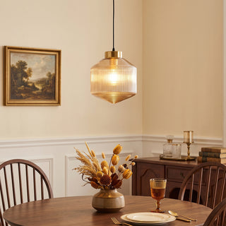 Astor Fluted Glass Pendant Lamp