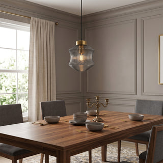 Astor Fluted Glass Pendant Lamp