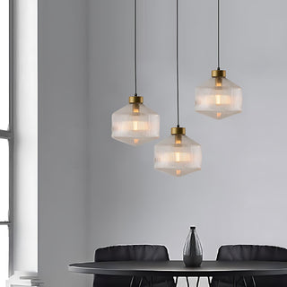 Astor Fluted Glass Pendant Lamp